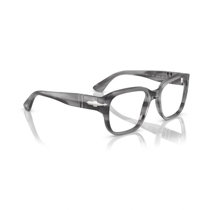 Persol 0PO3374V 1192 - Striped Grey Unisex Eyeglasses 53 (L) 5