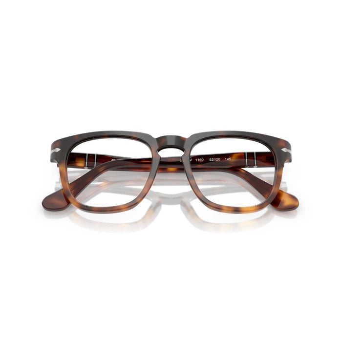 Persol 0PO3376V 1160 - Tortoise Dark Brown Unisex Eyeglasses 52 (M) 1