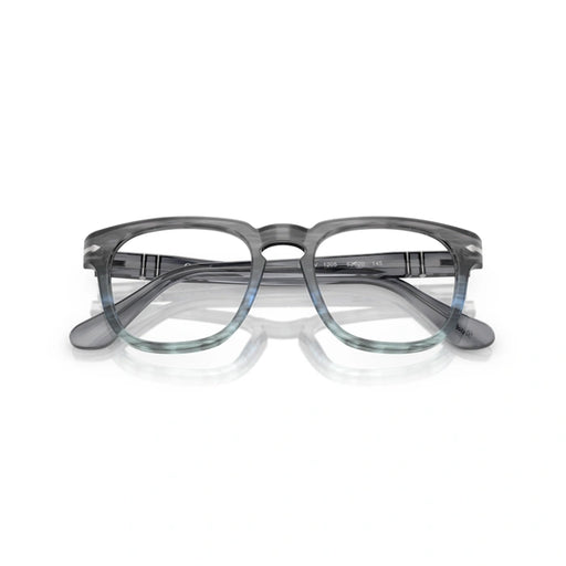 Persol 0PO3376V 1205 - Striped Grey Unisex Eyeglasses 50 (S) 1