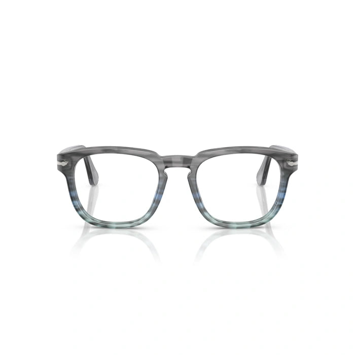 Persol 0PO3376V 1205 - Striped Grey Unisex Eyeglasses 50 (S) 6