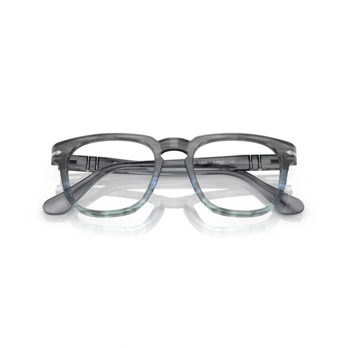 Persol 0PO3376V 1205 - Striped Grey Unisex Eyeglasses 52 (M) 7