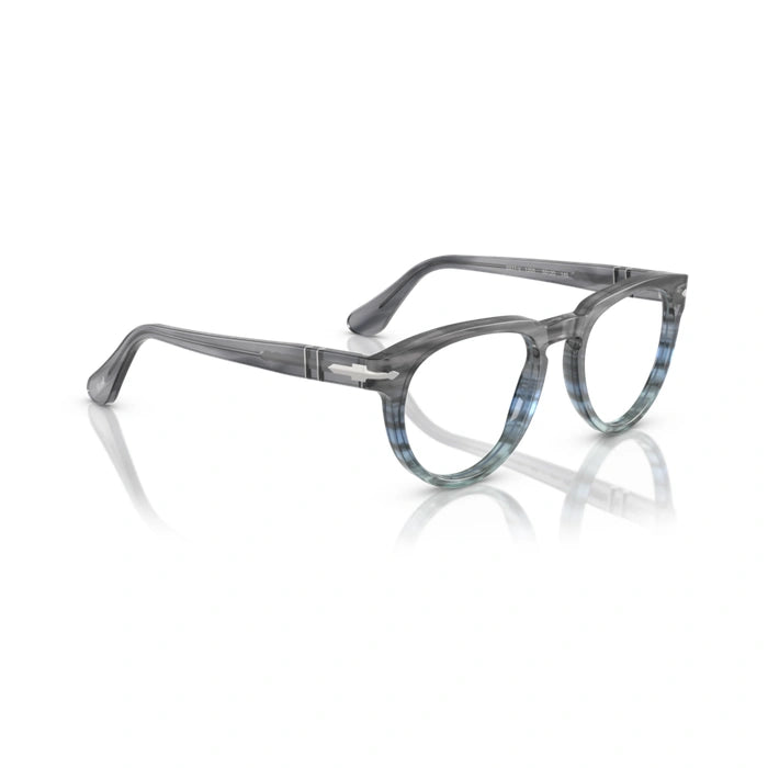 Persol 0PO3377V 1205 - Striped Grey Unisex Eyeglasses 52 (L) 5