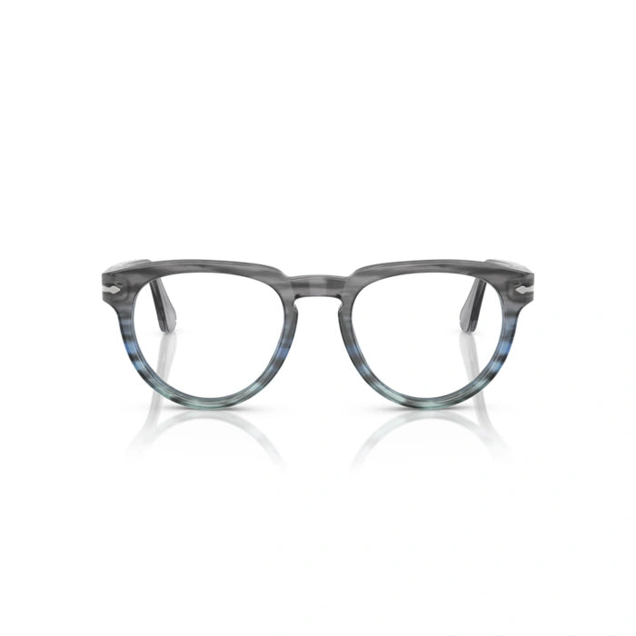 Persol 0PO3377V 1205 - Striped Grey Unisex Eyeglasses 50 (M) 6