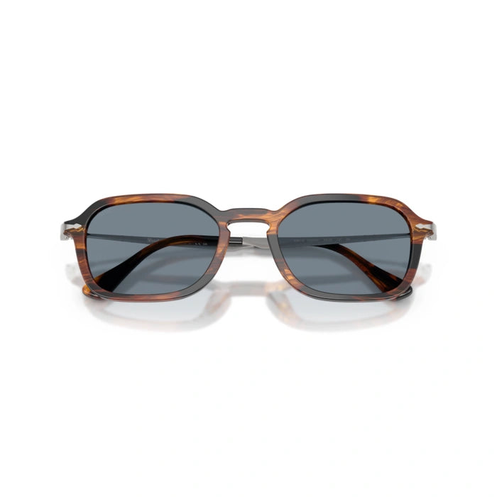 Persol 0po3381s-123556 Striped black & brown Unisex Sunglasses 1