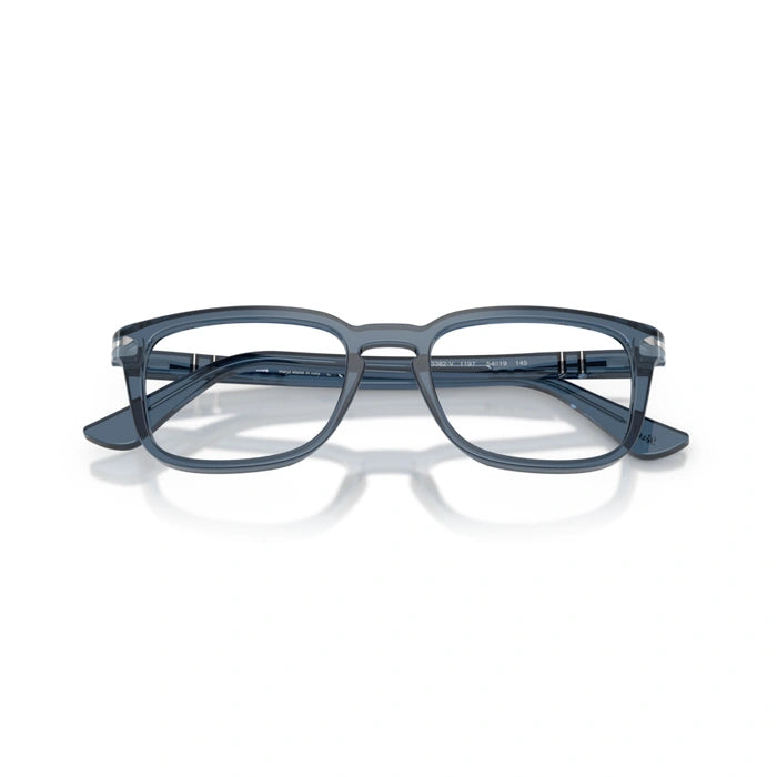 Persol 0PO3382V 1197 - Transparent Denim Blue Unisex Eyeglasses 52 (S) 7