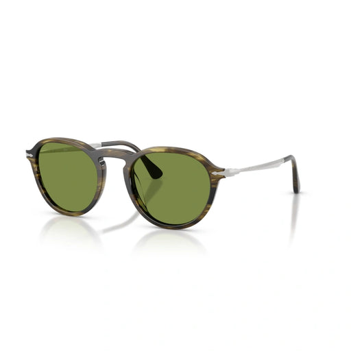 Persol 0po3383s-12374e Striped black & olive green Unisex Sunglasses 2