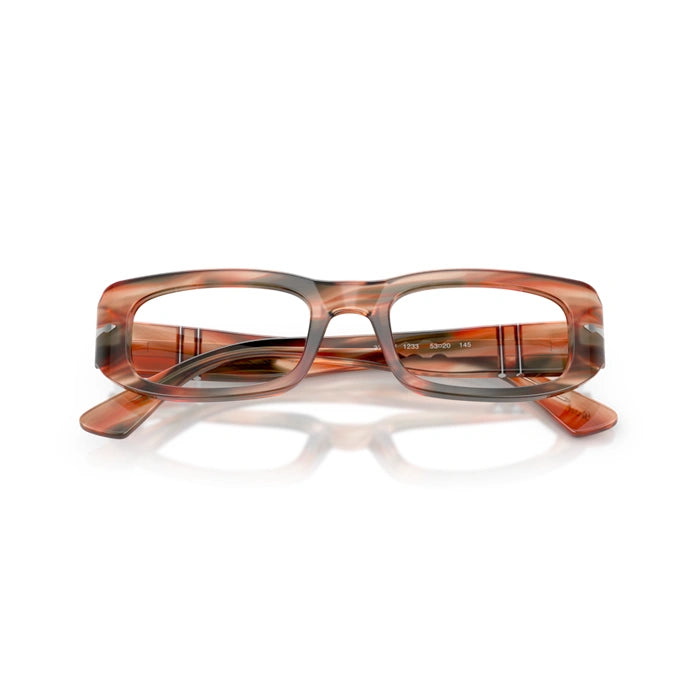 Persol 0PO3388V 1233 - Striped Red & Green Unisex Eyeglasses 51 (M) 1