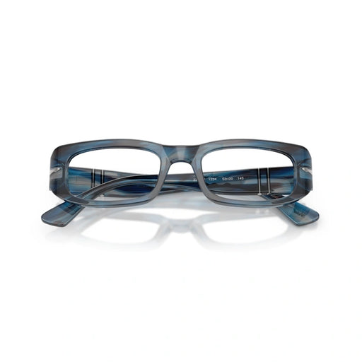 Persol 0PO3388V 1234 - Striped Blue And Grey Unisex Eyeglasses 53 (L) 1