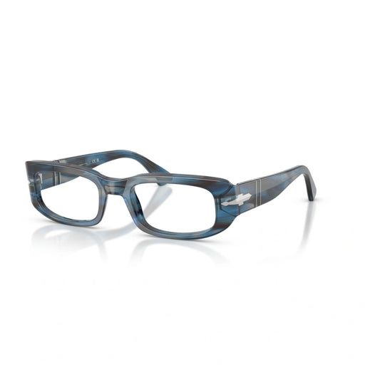 Persol 0PO3388V 1234 - Striped Blue And Grey Unisex Eyeglasses 53 (L) 2
