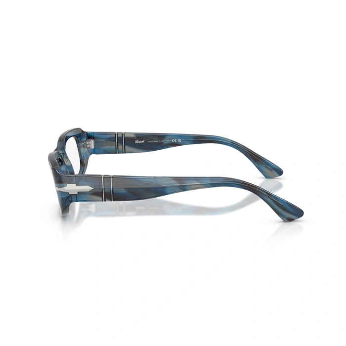 Persol 0PO3388V 1234 - Striped Blue And Grey Unisex Eyeglasses 53 (L) 3