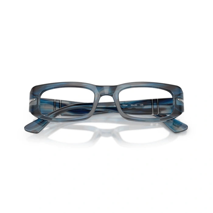 Persol 0PO3388V 1234 - Striped Blue And Grey Unisex Eyeglasses 53 (L) 7