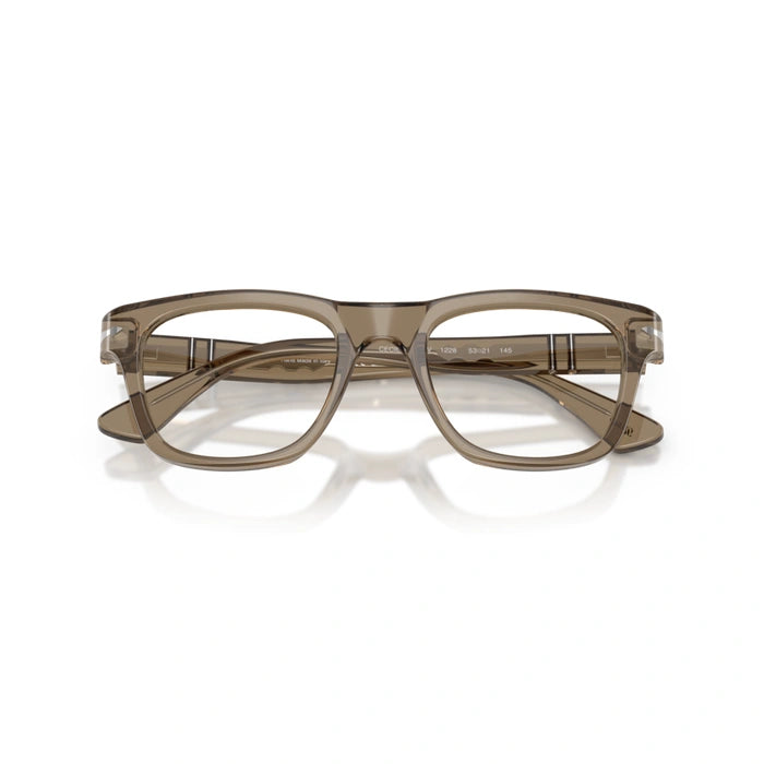Persol 0PO3389V Cecil 1228 - Transparent Brown Unisex Eyeglasses 51 (L) 1