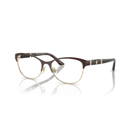 Versace 0VE1233Q 1344 - Brown/Pale Gold Woman Eyeglasses 53 (M) 2