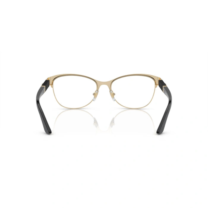 Versace 0VE1233Q 1366 - Black/Pale Gold Woman Eyeglasses 53 (M) 3