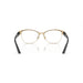 Versace 0VE1233Q 1366 - Black/Pale Gold Woman Eyeglasses 53 (M) 3