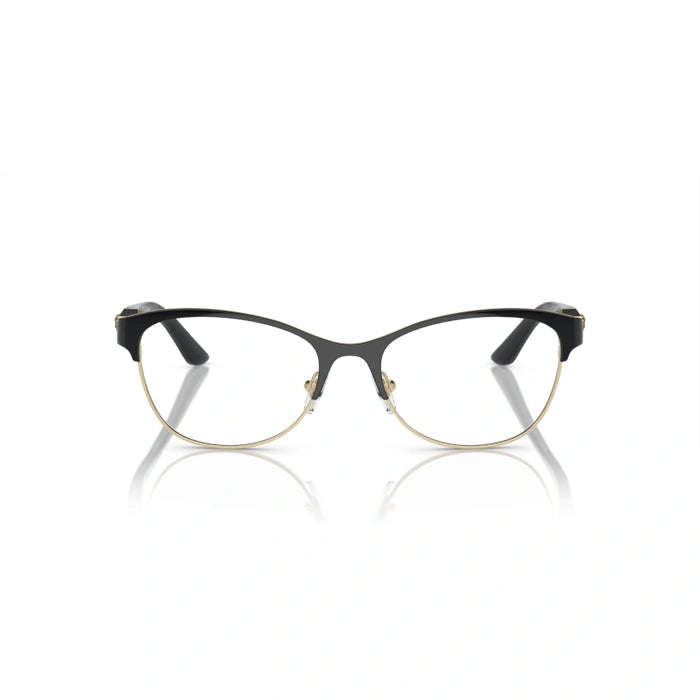 Versace 0VE1233Q 1366 - Black/Pale Gold Woman Eyeglasses 53 (M) 4