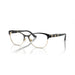 Versace 0VE1233Q 1366 - Black/Pale Gold Woman Eyeglasses 53 (M) 6