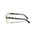 Versace 0VE1233Q 1366 - Black/Pale Gold Woman Eyeglasses 53 (M) 7