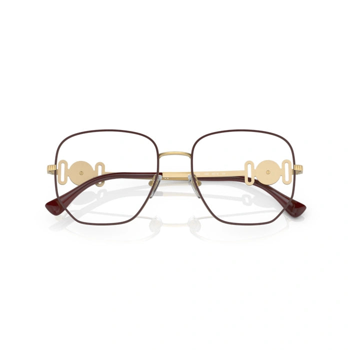 Versace 0VE1283 1480 - Bordeaux/Gold Woman Eyeglasses 54 (M) 5