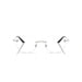 Versace 0VE1305 1000 - Silver Woman Eyeglasses 55 (XL) 4