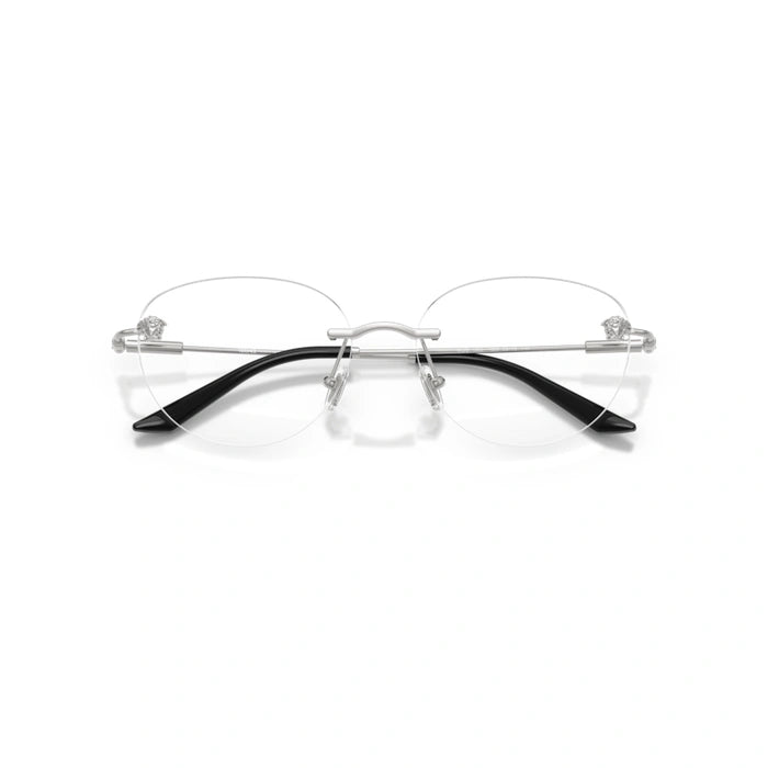 Versace 0VE1305 1000 - Silver Woman Eyeglasses 55 (XL) 5