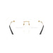 Versace 0VE1305 1002 - Gold Woman Eyeglasses 55 (XL) 3