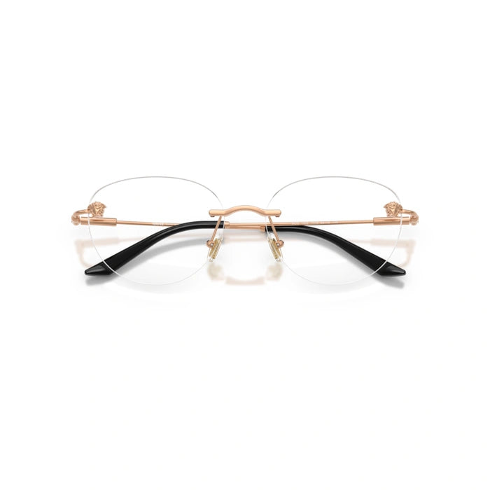 Versace 0VE1305 1412 - Rose Gold Woman Eyeglasses 55 (XL) 5