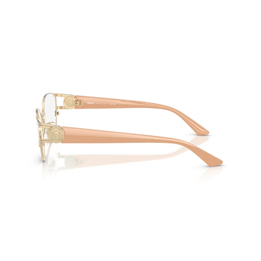 Versace 0VE1309 1519 - Pale Gold Rose Matte Woman Eyeglasses 52 (XS) 2