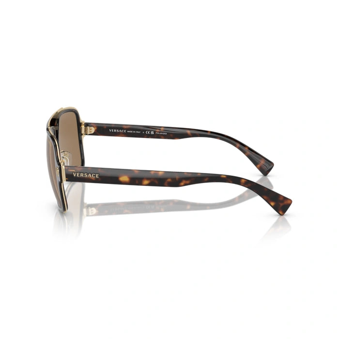 Versace 0VE2199 1252La - Havana Man Sunglasses 2