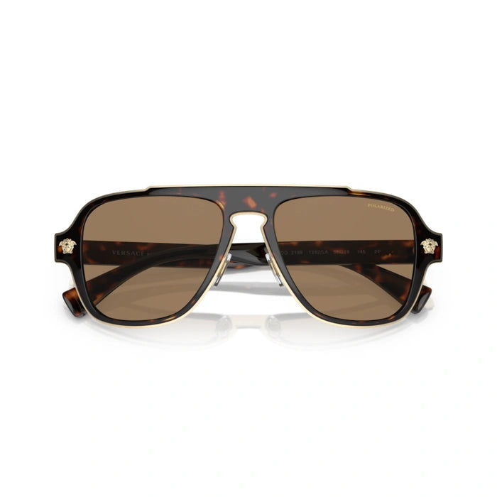 Versace 0VE2199 1252La - Havana Man Sunglasses 5