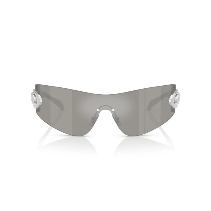 Versace 0VE2280 10006G - Light Grey Mirror Silver Man Sunglasses 4
