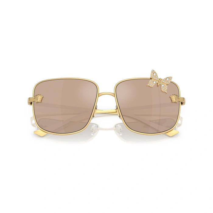 Versace 0VE2282 K0030W - Gold Plated Woman Sunglasses 5