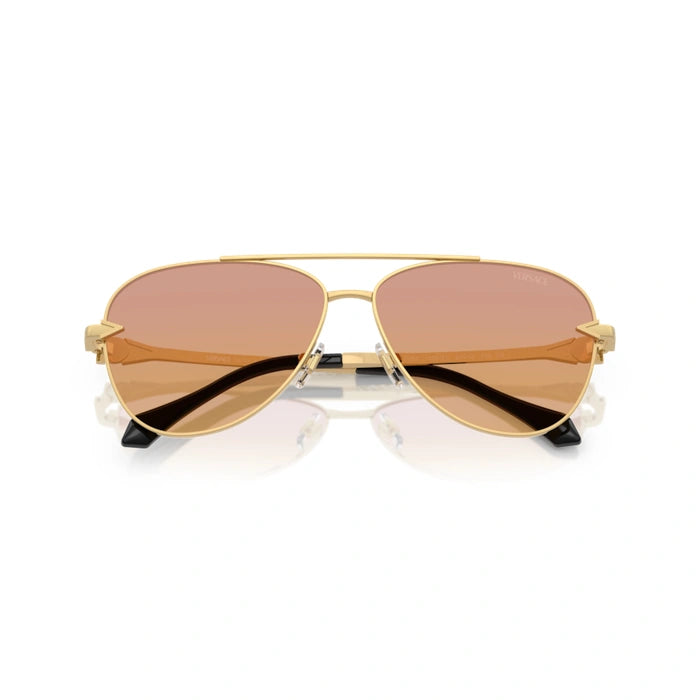 Versace 0VE2283 1002El - Gold Man Sunglasses 5