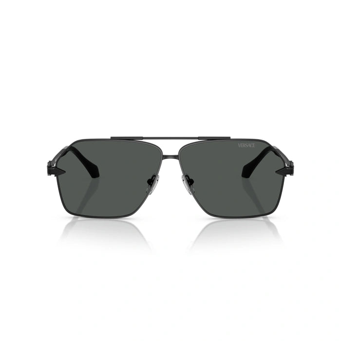 Versace 0VE2284 143687 - Matte Black Man Sunglasses 4