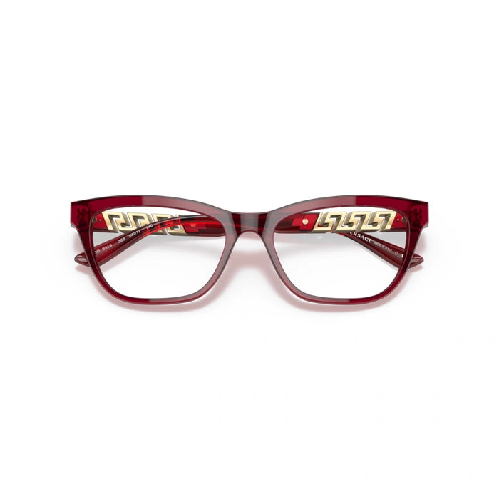 Versace 0VE3318 388 - Transparent Red Woman Eyeglasses 54 (M) 5