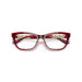 Versace 0VE3318 388 - Transparent Red Woman Eyeglasses 52 (S) 5