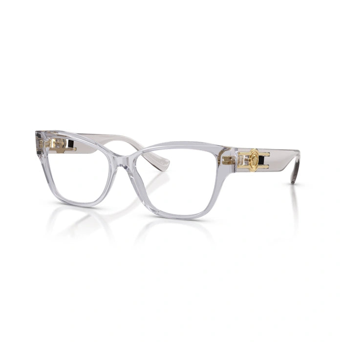 Versace 0VE3347 5305 - Light Grey Transparent Woman Eyeglasses 54 (M) 1