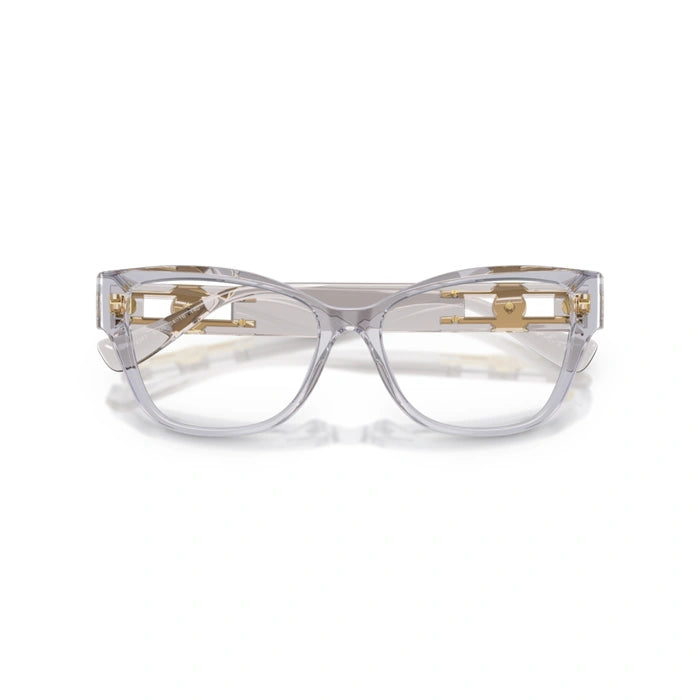 Versace 0VE3347 5305 - Light Grey Transparent Woman Eyeglasses 54 (M) 5