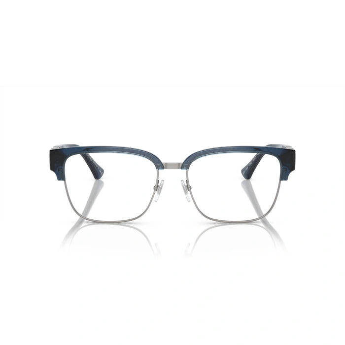 Versace 0VE3348 5292 - Blue Transparent Man Eyeglasses 55 (L) 4
