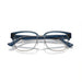 Versace 0VE3348 5292 - Blue Transparent Man Eyeglasses 55 (L) 5