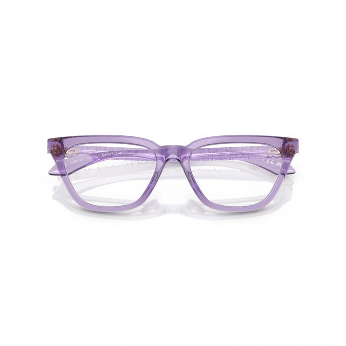 Versace 0VE3352U 5451 - Transparent Lilac Woman Eyeglasses 53 (M) 5