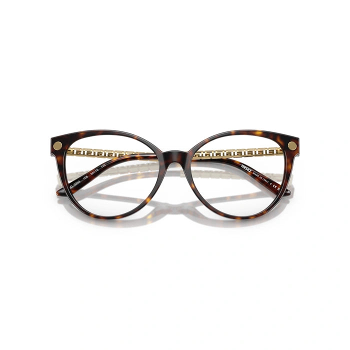 Versace 0VE3353 108 - Havana Woman Eyeglasses 54 (M) 5