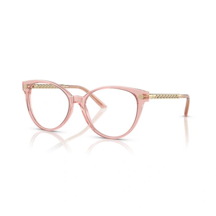 Versace 0VE3353 5323 - Transparent Pink Woman Eyeglasses 52 (S) 1
