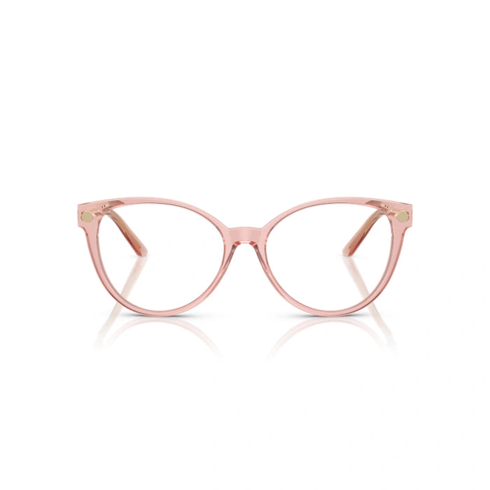 Versace 0VE3353 5323 - Transparent Pink Woman Eyeglasses 52 (S) 4