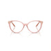 Versace 0VE3353 5323 - Transparent Pink Woman Eyeglasses 52 (S) 4