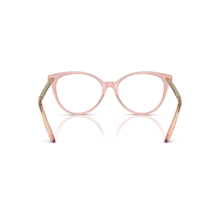 Versace 0VE3353F 5323 - Transparent Pink Woman Eyeglasses 54 (L) 3