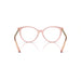 Versace 0VE3353F 5323 - Transparent Pink Woman Eyeglasses 54 (L) 3