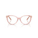 Versace 0VE3353F 5323 - Transparent Pink Woman Eyeglasses 54 (L) 4
