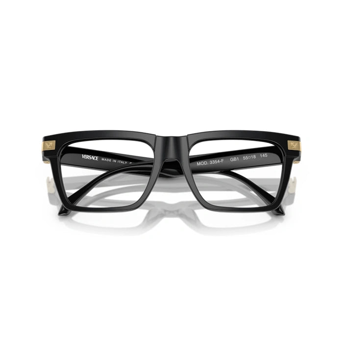 Versace 0VE3354F Gb1 - Black Man Eyeglasses 55 (XXL) 5