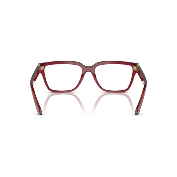 Versace 0VE3357 388 - Red Transparent Woman Eyeglasses 55 (L) 3